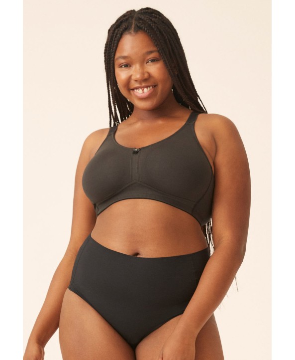 Naturana сутиен с джобове за протези или гел подплънка 5801 черен Naturana сутиен с джобове за протези или гел подплънка 5801 черен